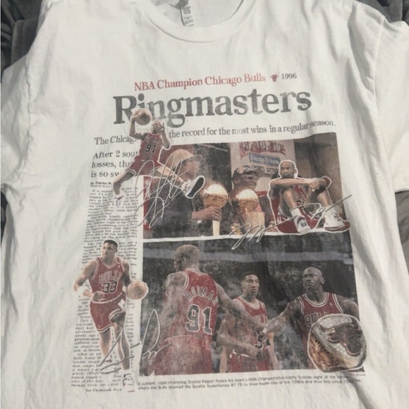 Vintage graphic Chicago bulls 96’ champions tee - Picture 3 of 3